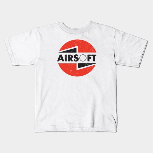 Airsoft Logo Kids T-Shirt by TinyFly